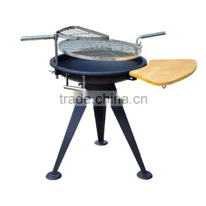 Top Rated Deluxe Outdoor Trolley BBQ Grill HOT BBQ thumbnail-1