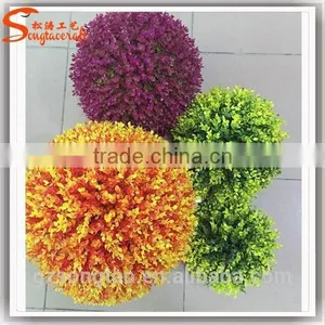 All Kinds of Color Artificial Topiary Grass Ball for Decoration thumbnail-5