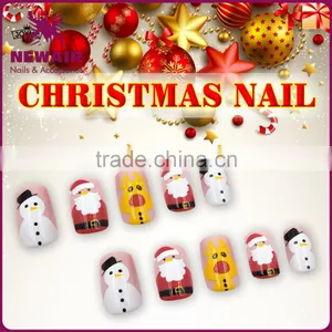 2017 OEM Christmas False Nail Decal Water for Nail Art thumbnail-1