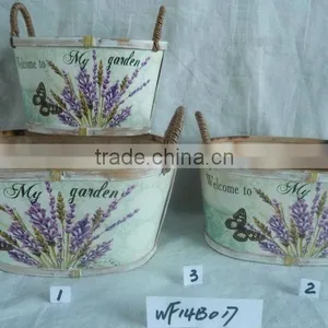 Garden Decoration Wooden Pot Flower Pot thumbnail-2