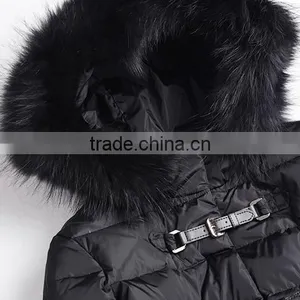 Faux Fox Fur Hooded Coat Woman thumbnail-2