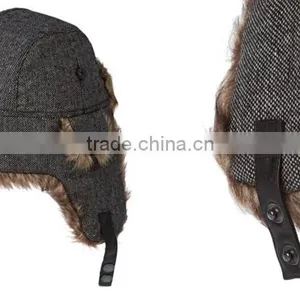 Winter Warm Russian Ski Ear Flap Cap Faux Fur Trapper Hat thumbnail-3