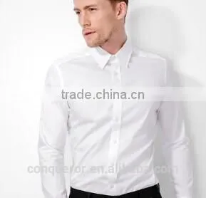 Bespoke Men Cotton Anti Wrinkle Solid Color Shirt BSRT0032 thumbnail-1