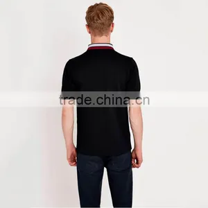 Men's Slim Fit Colorful Collar Fashion Polo Shirt,polo Shirt Different Colors thumbnail-2