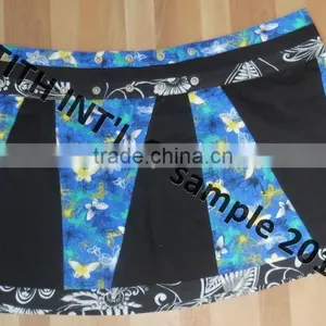 Two Sided Wear Ladies Mini Lace Skirt With Pocket thumbnail-6