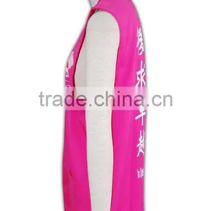 China Manufactory High Quality Vivid Color Unisex Tailored Front Open Vest thumbnail-3