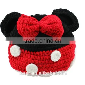 Crochet Baby Hat Infant Cute Hot Sale Custom High Quality New Fashion Hat Toddler Crochet Hat for Sale thumbnail-2