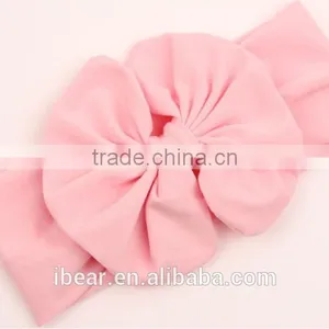 Dupioni Silk Baby Headband Kids Hair Accessories With Lace Rhinestone thumbnail-3