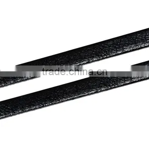 String Materials 2 Yards 6mm Black Cowhide Leather Jewelry Cord Rope thumbnail-1