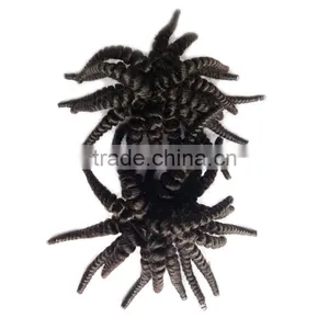 Malaysia Virgin Jerry Curly Weave Extensions Human Hair 100% Unprocessed Remy Jerry Curly Hair Weft thumbnail-2