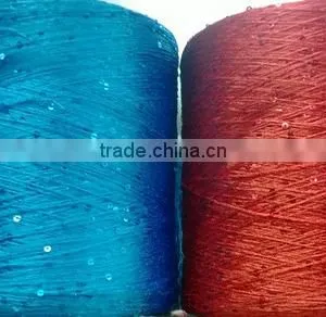 Four Color Sequin Yarn Knitting thumbnail-1