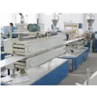 PVC Plastic Sheet Extrusion Line , 1-30mm Double Screw PVC Free Fomaed Sheet Production Line thumbnail-1