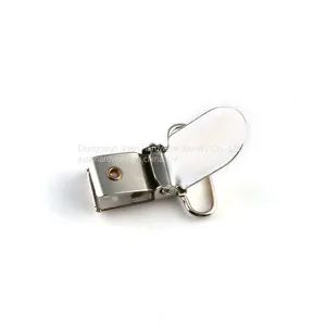 1 Inch Metal Suspender Mitten Clips for Garment - w/ Round Inserts thumbnail-3