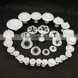 Fondant Cake Molds Kit , 10 Styles 33 Pcs Fondant Tools Fondant Tools Cake Decorating Cake Decorating Tools Fondant thumbnail-1