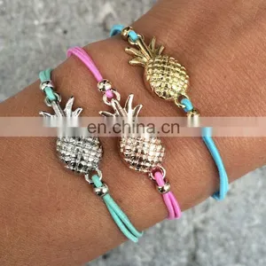 Pineapple Charm Elastic Cord Bracelet thumbnail-1