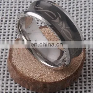 Hot Sale GODBEAD Shiny Black Men's Ring Tungsten Carbide Wedding Ring Men Women Stainless Steel Triangle Mark Rings thumbnail-5