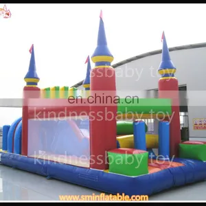 Best Children Games!! Inflatable Obstacle Course,inflatable Tunnel Maze,racing and Climbing Obstacle thumbnail-3