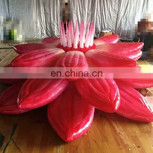 Wedding Party Decoration Inflatable Flowers,LED Lighting Inflatable Lotus,inflatable Water Lily thumbnail-1