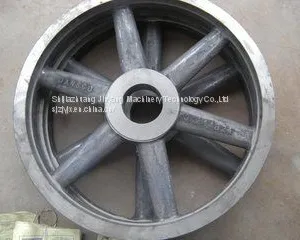 CNC Machining Round Base Plate Cast Iron Machinery Parts thumbnail-2