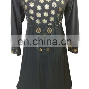2017 Casual Wear Floral Printed Burkha / Latest Islamic Wear Abaya Burqa For Muslim Wear (dubai Abaya 2017) thumbnail-3