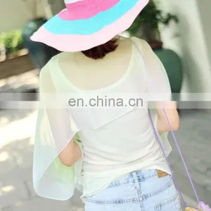 2015 Summer Uv Protection Hand-painted Raglan Sleeves Shawls(PP540EL-P) thumbnail-2