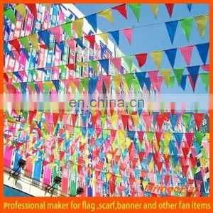 Custom Sports Plastic Bunting Flags thumbnail-1