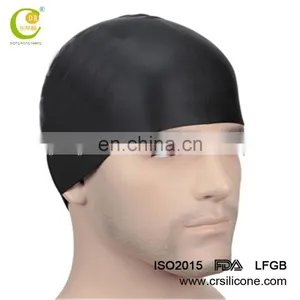 Long Hair Swim Cap Waterproof Silicone Swimming Caps For Adult Men Women Ladies thumbnail-1