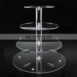 High Quality Luxury Custom Clear Acrylic Cake Table thumbnail-3