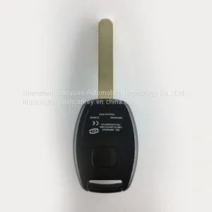 2 Buttons Honda Old Civic Straight Handle Remote Key thumbnail-1
