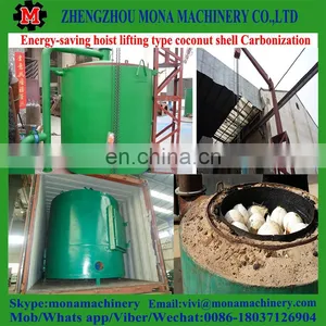 Top Quality Charcoal Carbonization Furnace/stove/oven //the Best Quality Hoist Loading Gas Flow Carbonization thumbnail-5