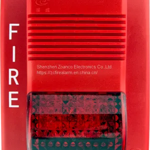 Addressable Sounder Strobe Intelligent Sound Buzzer Fire Protection Audible and Visual Alarm LPCB EN54 CE Approved thumbnail-1