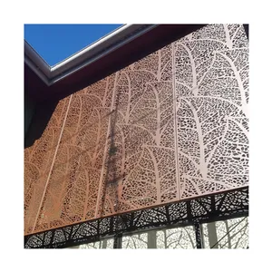 Curtain Wall Aluminum Veneer Manufacturer Supply Hollow-out Perforated Aluminum Veneer Exterior Building Materials Decorative Materials thumbnail-1