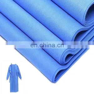 Wholesale Tela No Tejida Non-Woven Rolls SMS SMMS SSMMS For Surgical Gown Raw Material Spunbond Polypropylene Non Woven Fabric thumbnail-3
