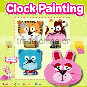 Wooden DIY Clock Painting Kit thumbnail-1