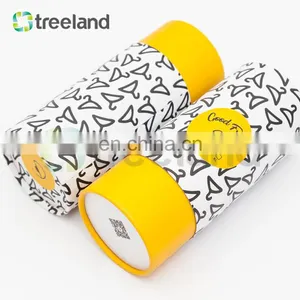 Custom Logo T-shirt Packaging Boxes T-shirt Paper Tube thumbnail-2