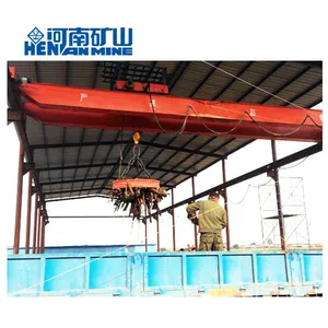10ton QC Model Double Beam Overhead Crane With Electro Magnetic Chuck thumbnail-2