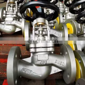 DIN Bellow Seal Globe Valves Stainless Steel CF8 CF8M Toxic Circumstance Globo Valvulas Manual Low Pressure Bellow Seal thumbnail-2