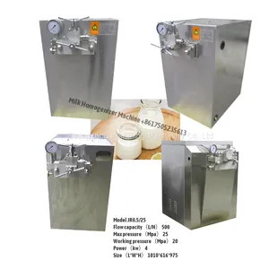 High Pressure Homogenizer Machine for Milk Industrial Milk Homogenizing Machine thumbnail-3