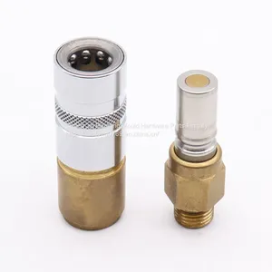 Staubli CBI03 06 09 12 16 Stainless Brass Quick Coupla Flat Face Quick Release Coupling for Water Bottle Disposable thumbnail-4
