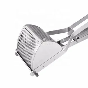 Stainless Steel Heavy Duty Squeezer Baby Food Press Strainer Fruit and Vegetables Potato Masher Ricer thumbnail-4