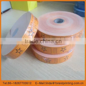 2015 Hot Sale Pentacle Coupon Ticket Raffle Ticket Official Sale Ticket Rolls Meeting Ticket thumbnail-1