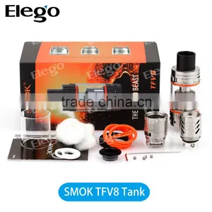 100% Original Smok TFV8 6.0 ml Tank /Black/Silver TFV8 Wholesale, Smok TFV8 Tank Wholesale thumbnail-4