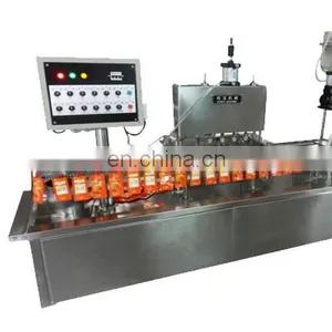 Shanghai Factory Stand up Doypack Spout Pouch/sachet/bag Filling Capping Machine for Jelly Dairy Milk Drinks Juice Packing thumbnail-1