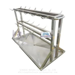 Factory Supply Price Cow Slaughtering Offal Head Trolley For Slaughterhouse Equipment thumbnail-1
