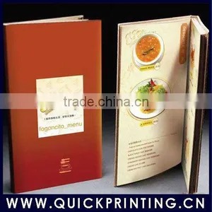 Paper Restaurant Menu Cover Printing thumbnail-1