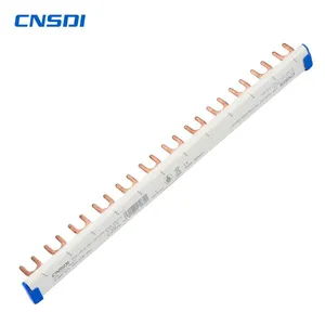 CNSDI Fork Type 63A Copper Comb Busbar With 12 Modules for Circuit Breaker thumbnail-1