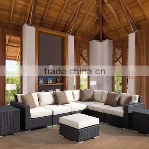 Rattan Garden Furniture Deals Outdoor Sectional Sofa Wicker Patio Furniture on Sale thumbnail-4