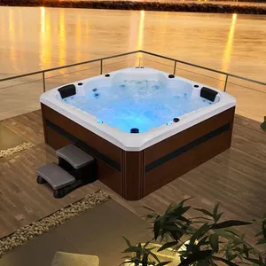 High Quality 3 Person Outdoor Vortex Spa Smart Hot Tub thumbnail-1