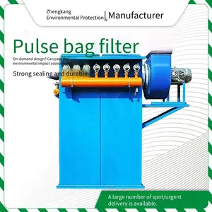 Industrial Cement Plant Silo Top Dust Collector, Small Single-unit Pulse Bag Dust Collector for Dust thumbnail-1