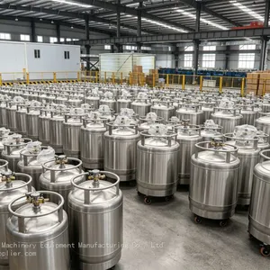 Dominica YDZ-230 Filling Liquid Nitrogen Tank TcCryo Liquid Nitrogen Dewar thumbnail-4